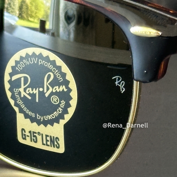 Ray-Ban Clubmaster Tortoise RB3016 Green New - Picture 11 of 16
